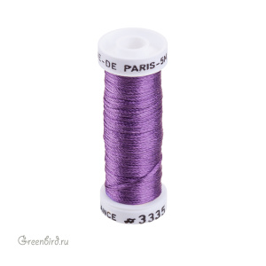 Шелковая объемная нить Au Ver a Soie Soie de Paris, фиолетовый, 5 м (#3335) Шелковая объемная нить Au Ver a Soie Soie de Paris, фиолетовый, 5 м (#3335)