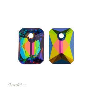 6435 подвеска Emerald Cut 9 mm – Vitrail Medium (#001VM)