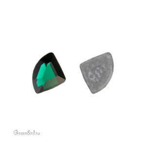 2715 Кристалл горячей фиксации Connector 4 мм – Emerald (#205), M-Foiled, 1шт.