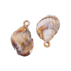 Подвеска "Ракушка" 30 мм пластик, бежевый, 1 шт. (#SVA-BASE-157)