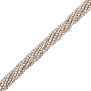 Жемчуг Crystalbird, круглый, 3 мм, Almond, нить (#506)
