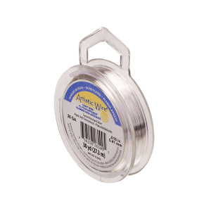 Проволока Artistic Wire 26 Ga Non-Tarnish Silver (AWS-26S-10-30YD)