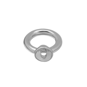 Протектор-кольцо для тросика, цв. родий, 1 шт. (#SVA-BASE-3003R)