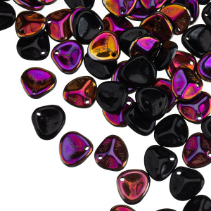 Rose Petals 8x7mm, Jet/Sliperit, 10 гр (#23980/29500)