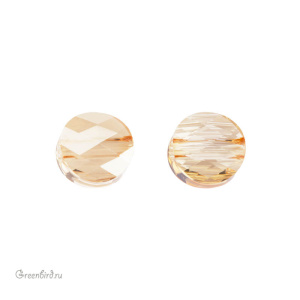 Swarovski 5052 Бусина Мини круглая 6 мм, золотистая дымка (#001GSHA), 1 шт.