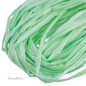 Рафия, 5 мм, зеленый Matte (#4047) Рафия, 5 мм, зеленый Matte (#4047)