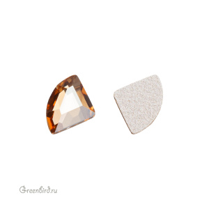 Swarovski 2715 Клеевые стразы Коннектор 4 мм, золотистая дымка (#001GSHA), 1 шт.