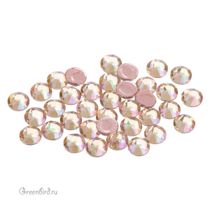 Swarovski 2078 Термостразы круглые SS20, люминесцентный зеленый (#001LUMG), уп. 36 шт.