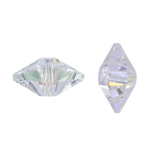Swarovski 5747 Бусина Шип двойной 16х8 мм, прозрачный радужный (#001AB), 1 шт.
