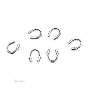 Протектор для тросика, серебро, 1 шт. (#WG01SP-1)