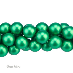 Swarovski 5810 Жемчуг 10 мм, эдем зеленый (#2014), уп. 10 шт.