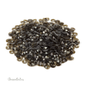 Пайетки 4мм чаша Verde Oliva (#7232)