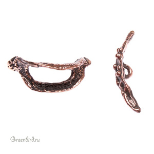 "Специи", замок-тоггл, ант. бронза, 1 шт. (#15106)