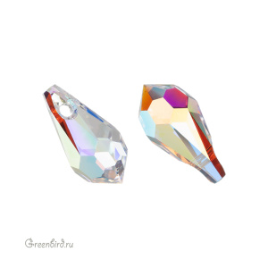 6000 подвеска Classic Drop 11x5,5mm – Crystal Aurore Boreale (#001AB)