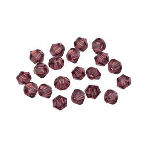 Crystalbird Бусины 5328C биконусы 4 мм – Burgundy (#515), уп. 20 шт. (#CBBC-0029)