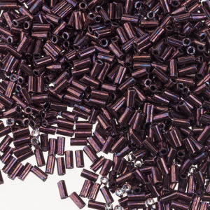 MIYUKI Bugle 3mm – Metallic Dark Raspberry (#460)
