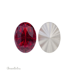 Swarovski 4160 Магический Овал 10х8 мм, алый (#276), 1 шт.