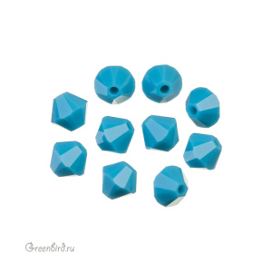 Swarovski 5328 Биконусы 5 мм, бирюзовый (#267), уп. 10 шт.
