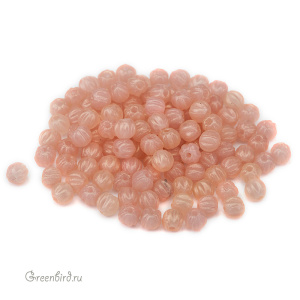 Melon Round 3mm – Sueded Gold Milky Pink, 5 гр (#S5C71010)