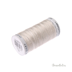 Нить Gutermann для вязания Cotton 12, серебряный сланец (#4027)