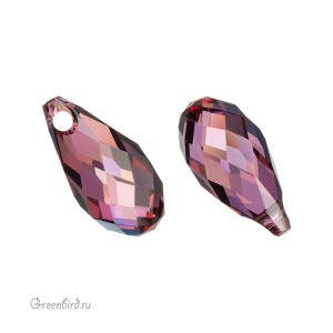 Swarovski 6010 подвеска Бриолетт 11x5,5 мм, сиреневая дымка (#001LISH), 1 шт.
