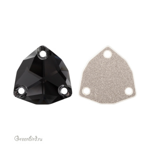 Swarovski пришивные 3272 Триллиант 16 мм, графит (#253), 1 шт.