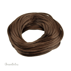 Шнур для кумихимо 2мм, Medium Brown