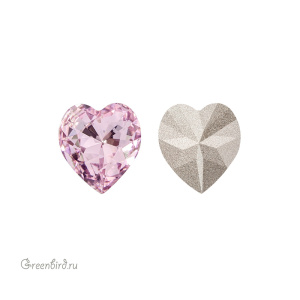 4831 Vintage Heart Fancy Stone 5,5x5 мм – Light Amethyst (#212)