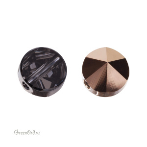 5062 Бусина Round Spike Bead 5,5mm – Crystal Rose Gold (#001ROGL)