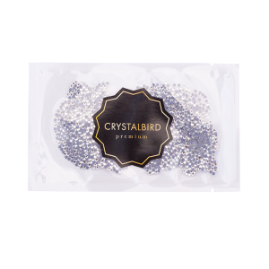 Crystalbird Клеевые стразы круглые SS6, прозрачный (#101), уп. 1440 шт.