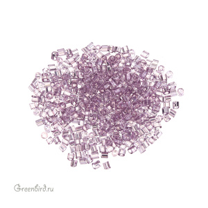 Винтажный стеклярус 2 мм, Tr. Plum 6 (#515) Винтажный стеклярус 2 мм, Tr. Plum 6 (#515)