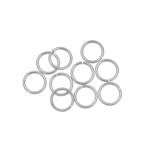 Соединительные кольца 7 мм, родий, уп. 10 шт. (#CN-RG-009R)
