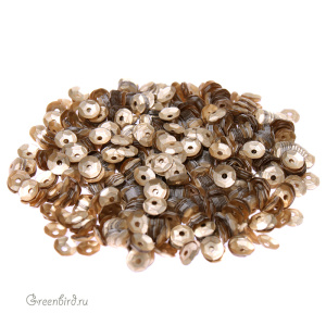 Пайетки LM Paris 4мм чаша, Or B2 Mat (#LM30) Пайетки LM Paris 4мм чаша, Or B2 Mat (#LM30)