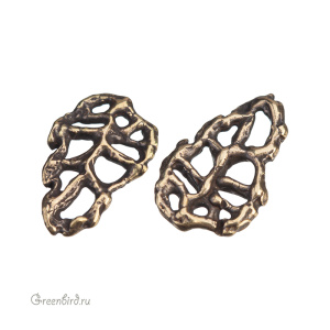 "Дети природы", подвеска, ант. латунь, 1 шт (#Л0573)