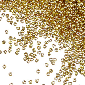 TOHO Round 15/0 Permanent Finish гальван. золотой (#PF557)