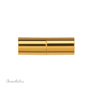 Магнитный замок для шнура, 22,5х7 мм, золото, 1 шт. (#MGN09GP)