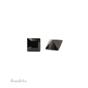 Swarovski 4428 Квадрат 4 мм, черный (#280), 1 шт.