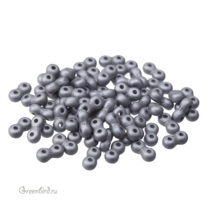 Infinity 3x6mm, Matte Metallic Steel, 5 гр (#29403)