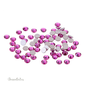 Swarovski 2058 Клеевые стразы круглые SS7, фуксия (#502), уп. 72 шт.