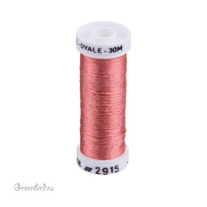 Шелковая нить AVAS Soie Ovale, коралловый, 30 м (#2915) Шелковая нить AVAS Soie Ovale, коралловый, 30 м (#2915)