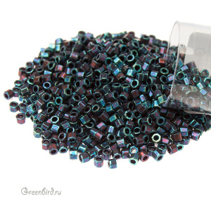 Бисер MIYUKI Delica Hex Cut шестиугольный 11/0 (#25), 4,5 г