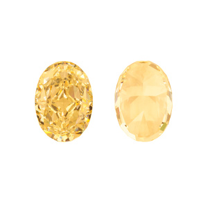 Фианит Crystalbird Oval 14x10мм, Light Topaz, 1 шт. (#CBFN-OS-04)