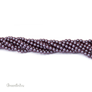 Swarovski 5810 Жемчуг 4 мм, иризирующий красный (#947), уп. 50 шт.
