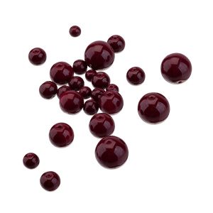 Crystalbird Микс жемчуга бордовый 4-10 мм, уп.25 шт. (#CBPL-MIX70)