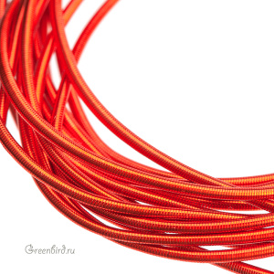 Канитель мягкая 1 мм, темно-оранжевый (KAN6135)