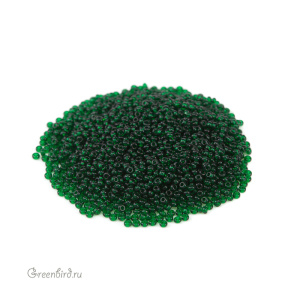 Preciosa Round 15/0, Christmas Green (#50060) Preciosa Round 15/0, Christmas Green (#50060)