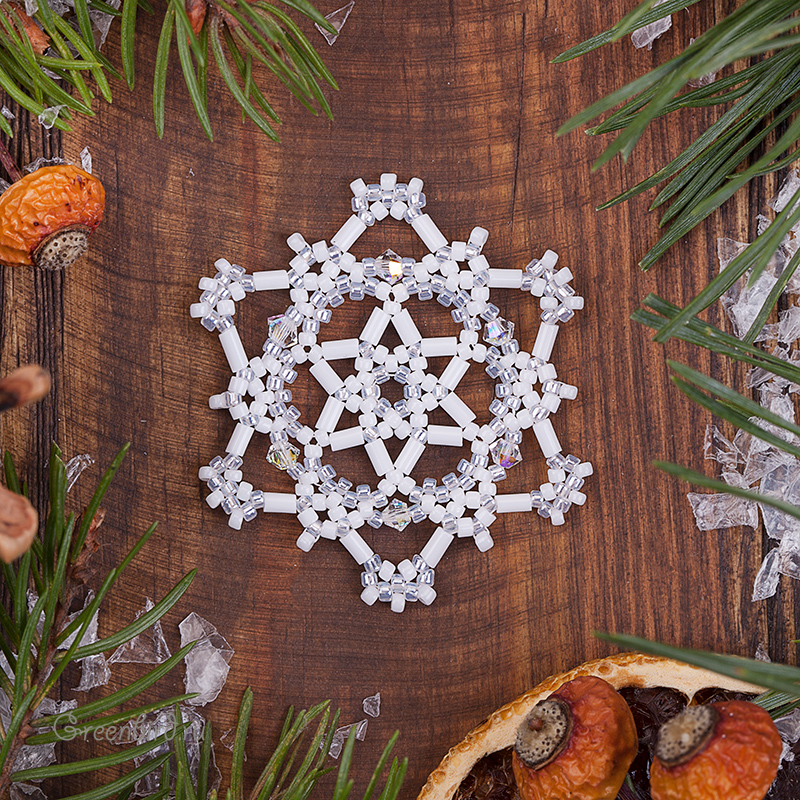 PDF схема Снежинка #17