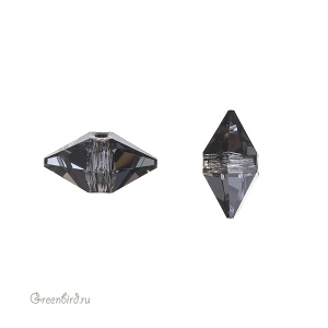 5747 Бусина Double Spike 12x6mm – Silver Night (#001SINI)