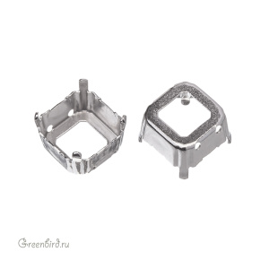 4480 Оправа для ювелирного кристалла Imperial FS 14 мм, белая бронза