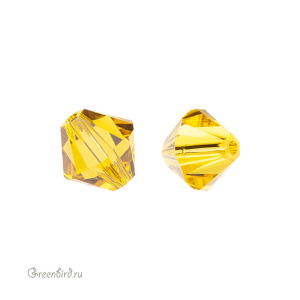 Swarovski 5328 Биконус 8 мм, лайм (#385), 1 шт.